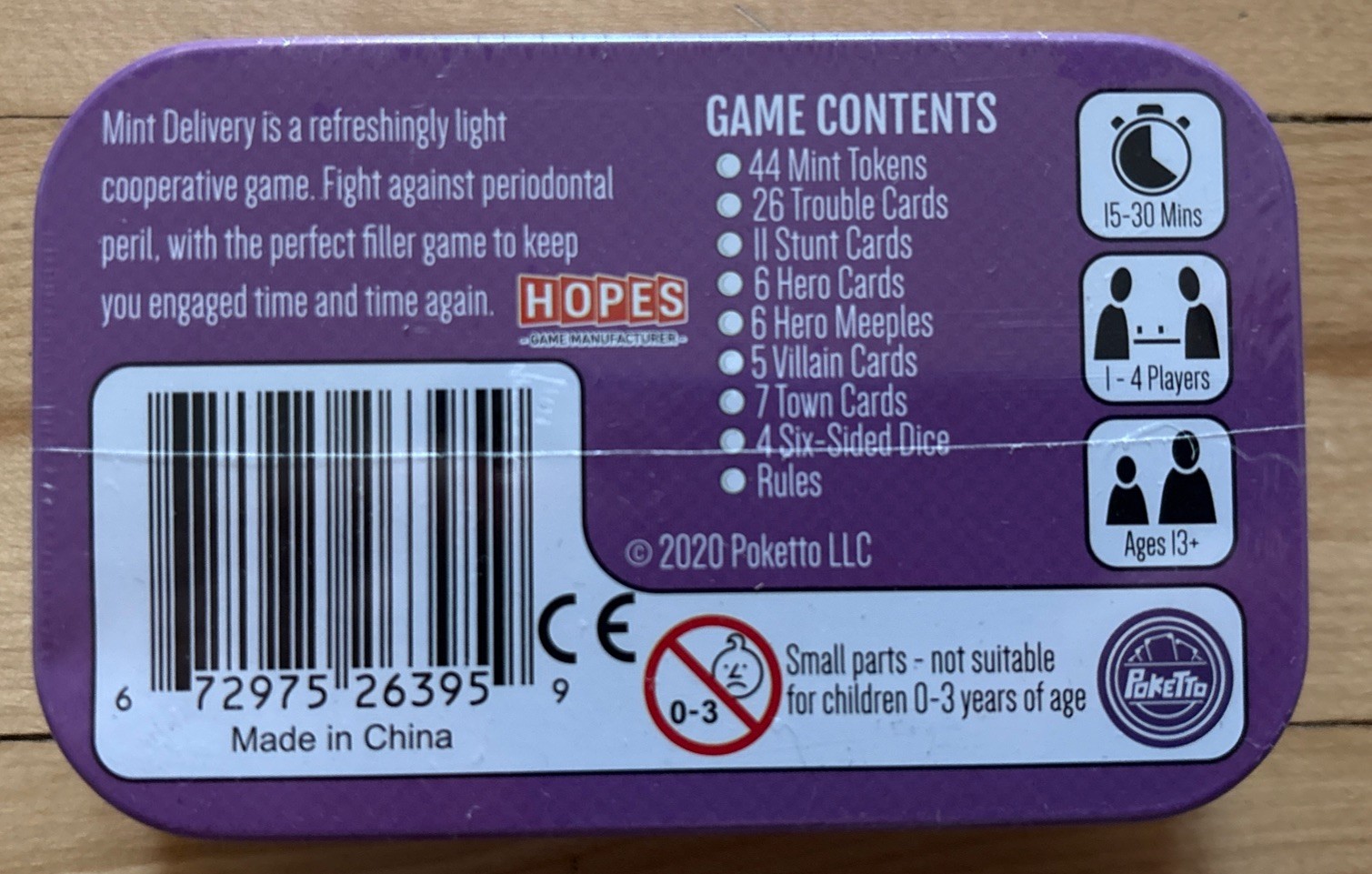 Mint Cooperative. The Minty Fresh Cooperative Game. Brand New; Ages13+;15-30min