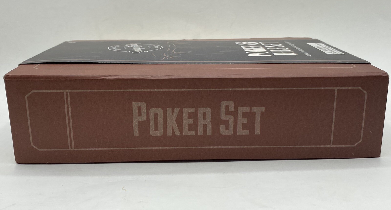 Poker & Dice Set George Hardy Chips Playing Cards Gambling New SEALED Christmas