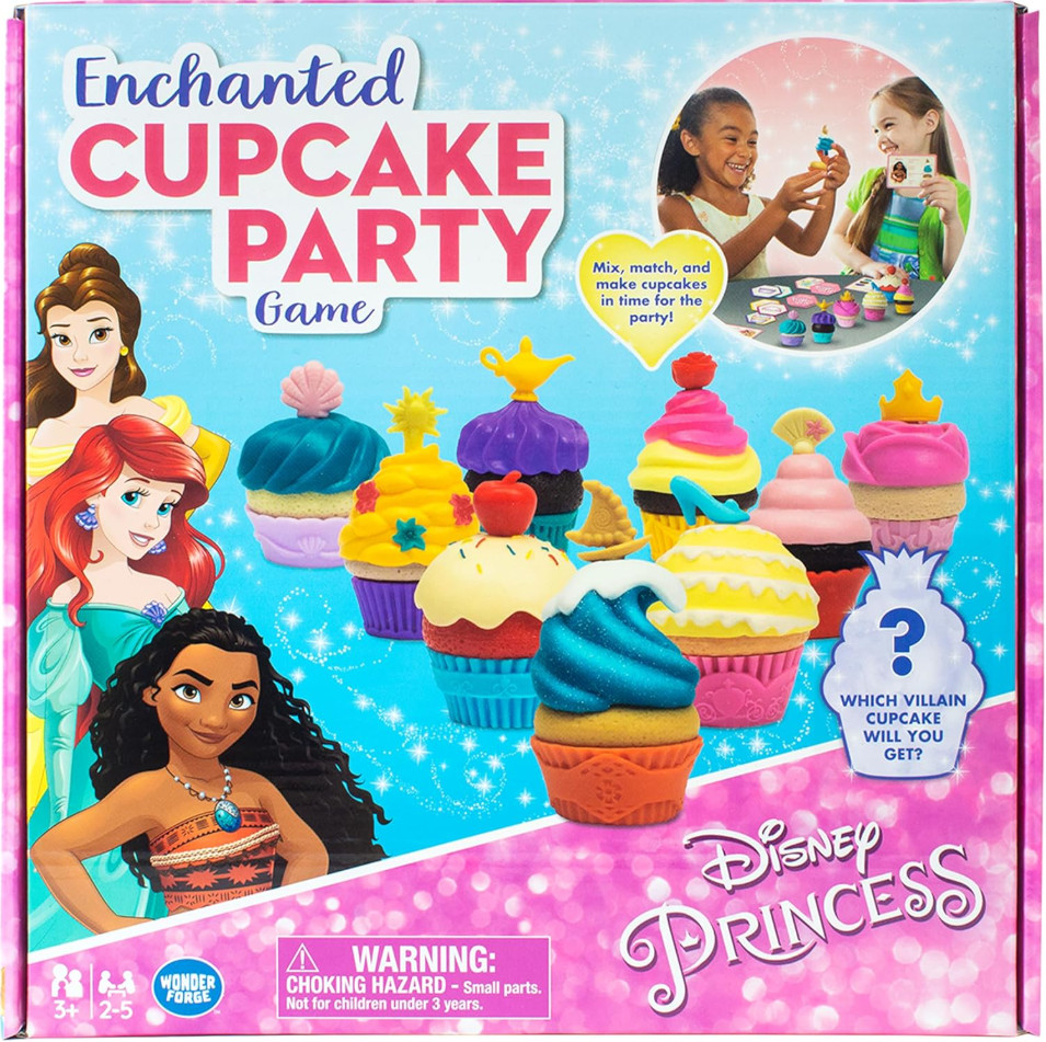 Wonder Forge Disney Princess Enchanted Cupcake Party Game – Exciting Matching