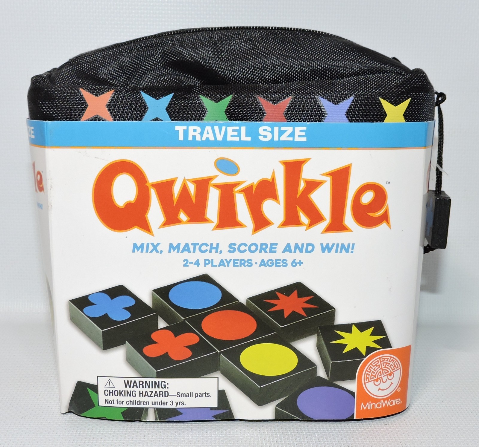 Qwirkle Travel Size Strategy and Logic Family Game – Mix, Match, Score – NEW NIP