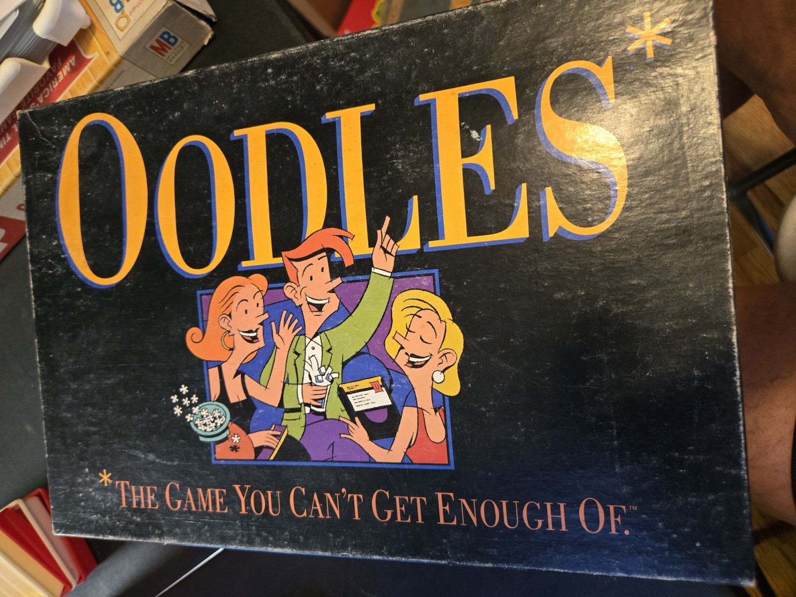 Oodles Board Game Family Card Game 1992 Milton Bradley Complete Set 300 Cards