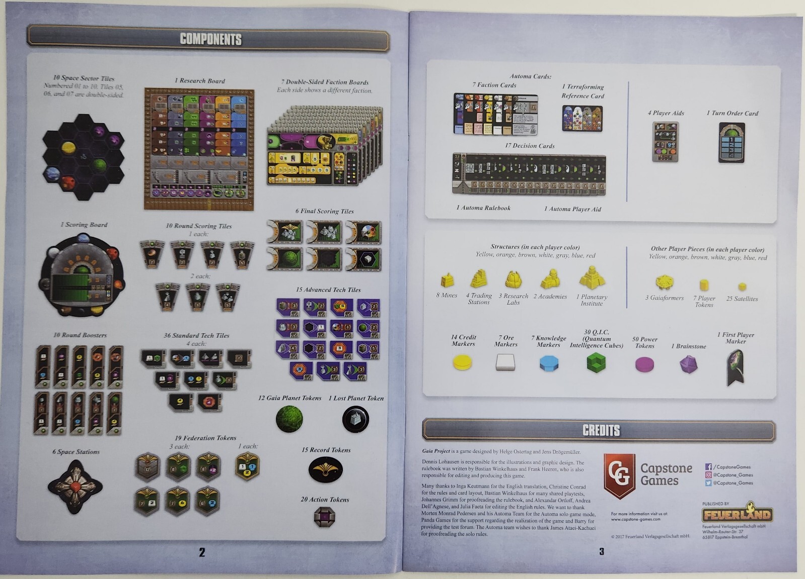 Gaia Project boardgame by Capstone Games SEALED