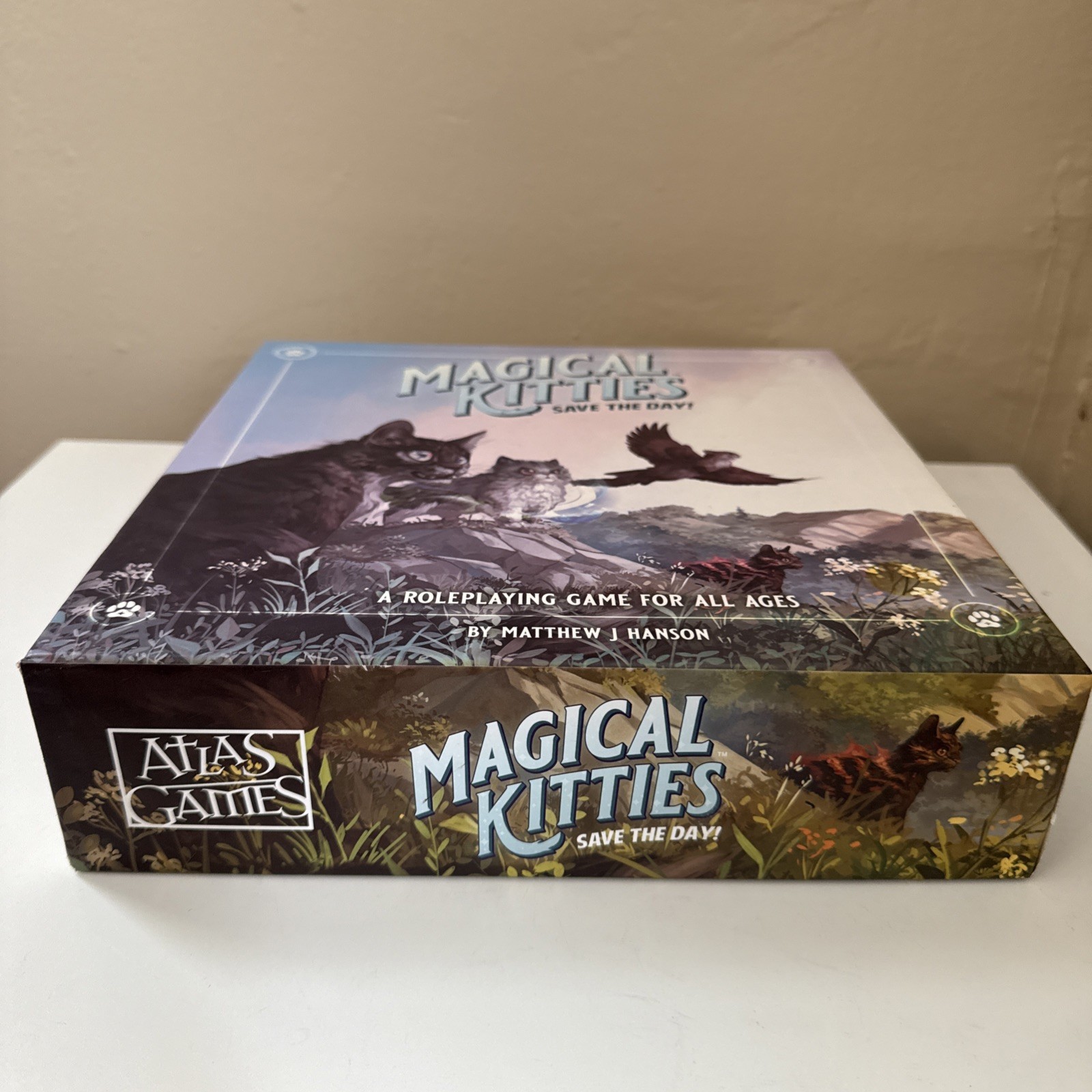 Magical Kitties Save the Day Atlas Games Complete Roleplaying Game Set Dice Maps