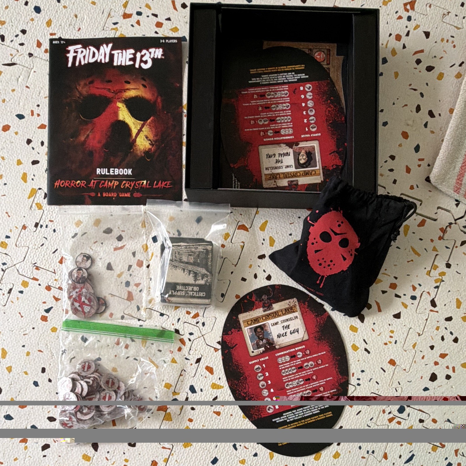 The OP Games Friday the 13th: Horror at Camp Crystal Lake Board Game 17+ 2020