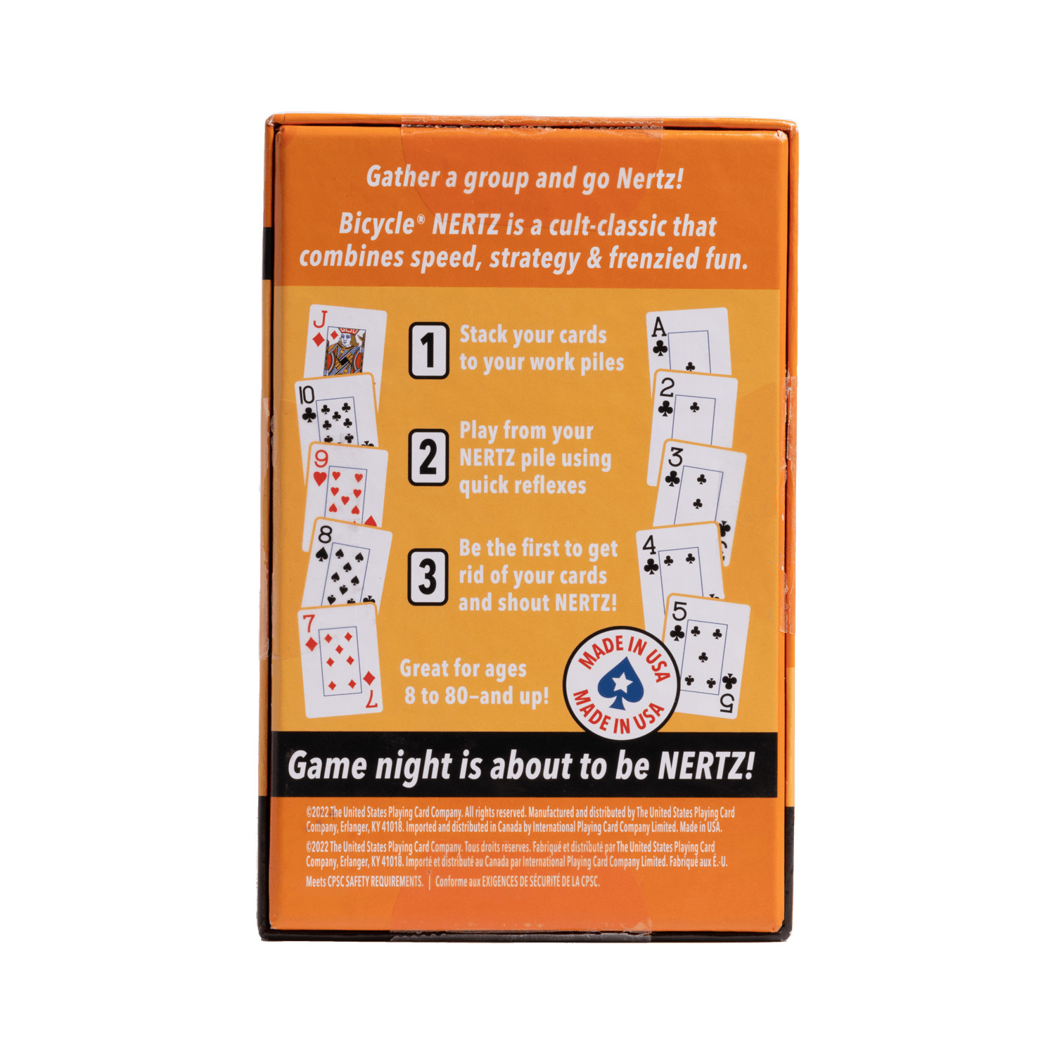 United States Playing Card Company Bicycle Nertz Game Pack (Up to 8 Players) New