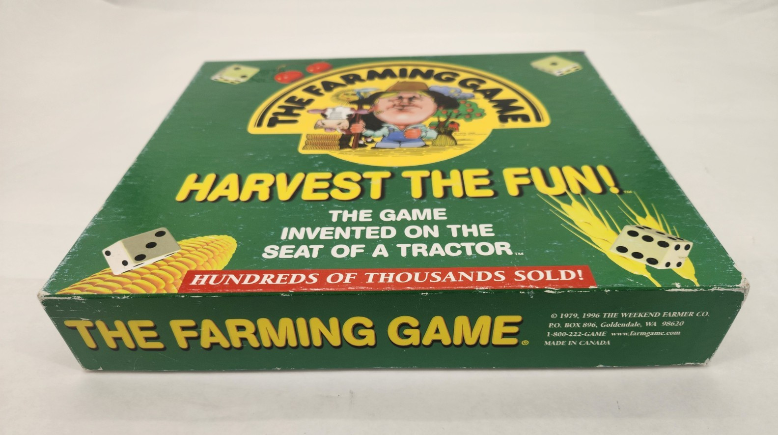 The Farming Game – Harvest the Fun! 1996 Board Game – Complete