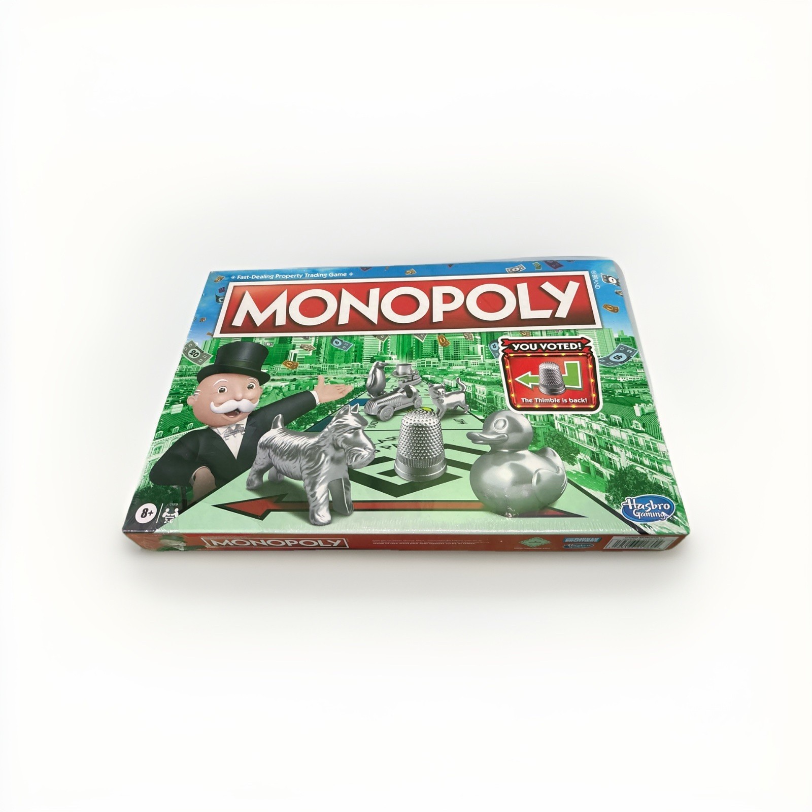 Monopoly Classic Board Game C1009 Parker Bros Hasbro Sealed – Thimble Is Back