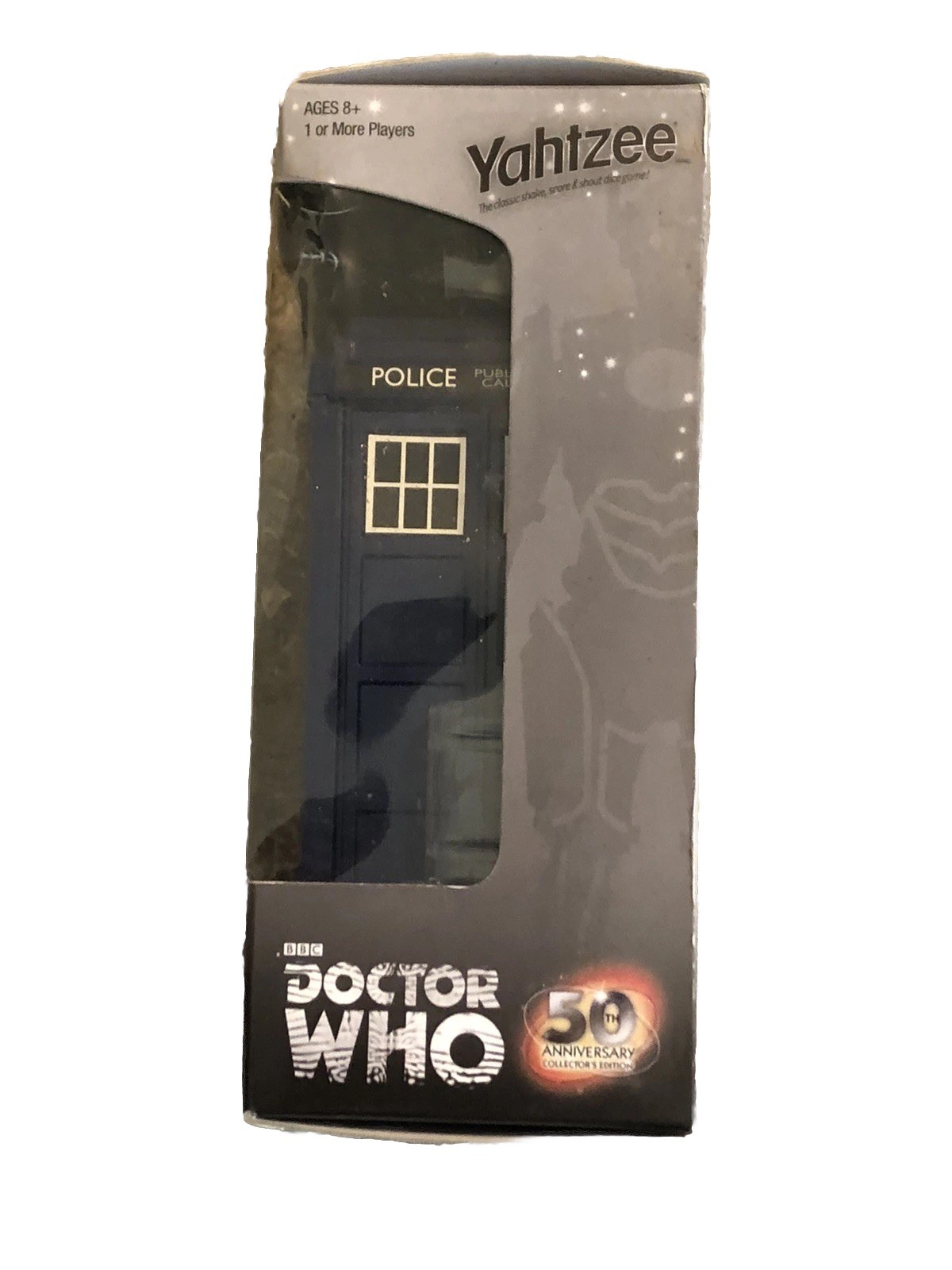 Doctor WHO Yahtzee Game 50th Anniversary Collector’s Edition NEW NIB Sealed