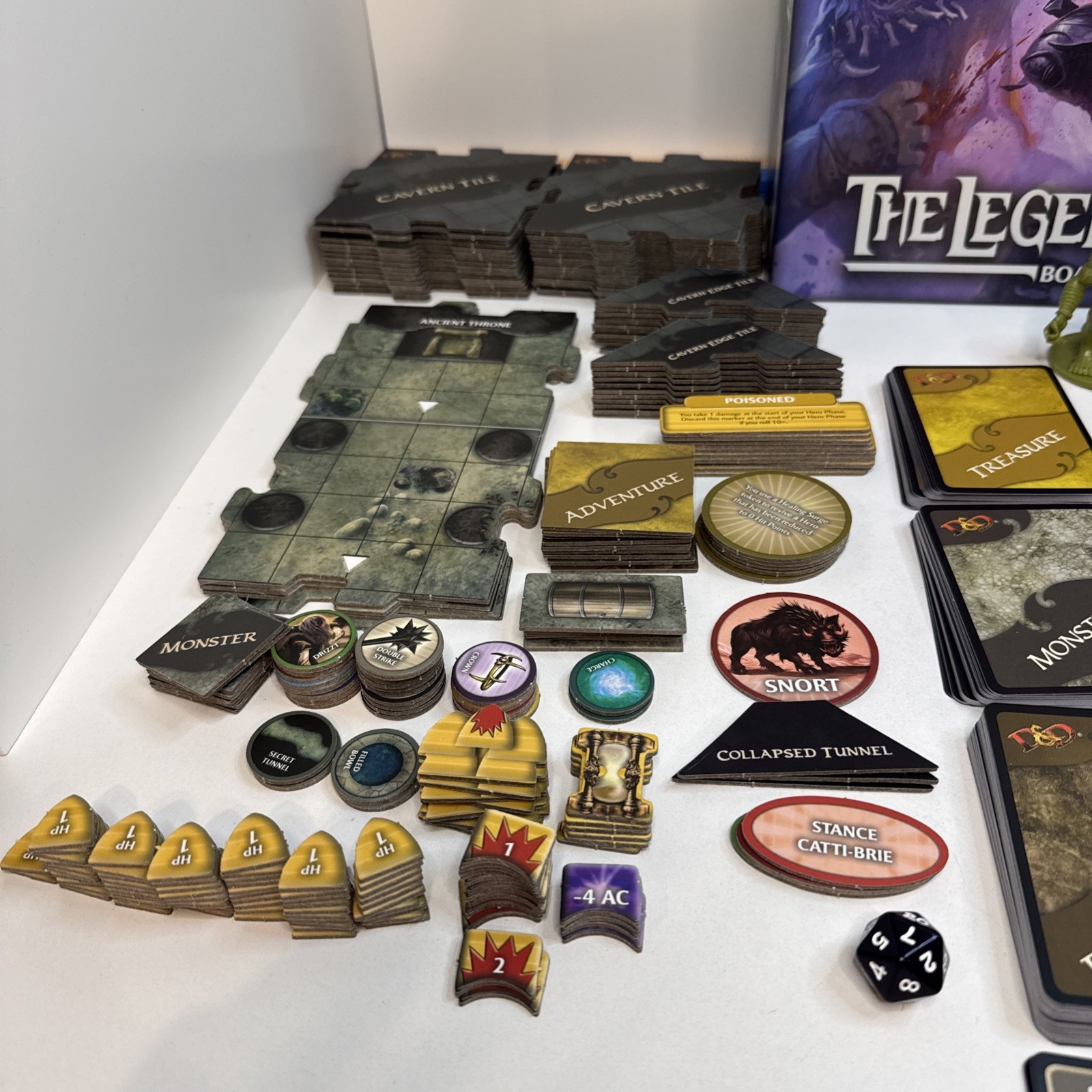 Dungeons & Dragons the Legend of Drizzt Board Game Complete very clean VG COND.