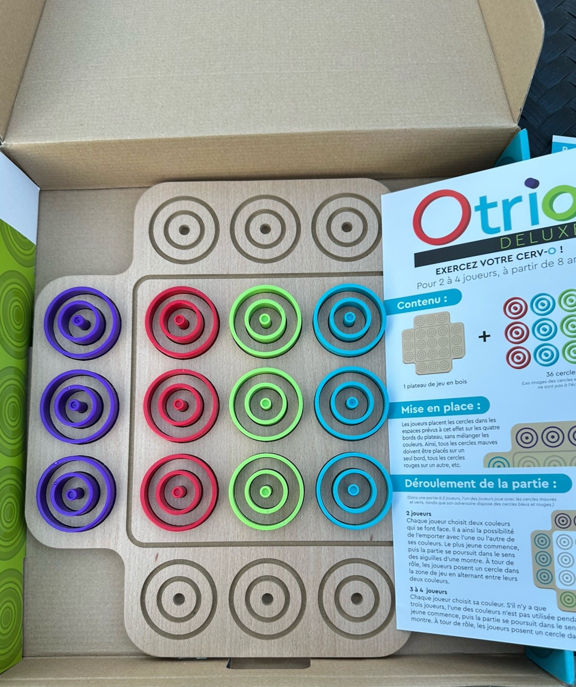 2022 Marbles Brain Workshop Otrio Deluxe Board Game (Complete) Excellent!