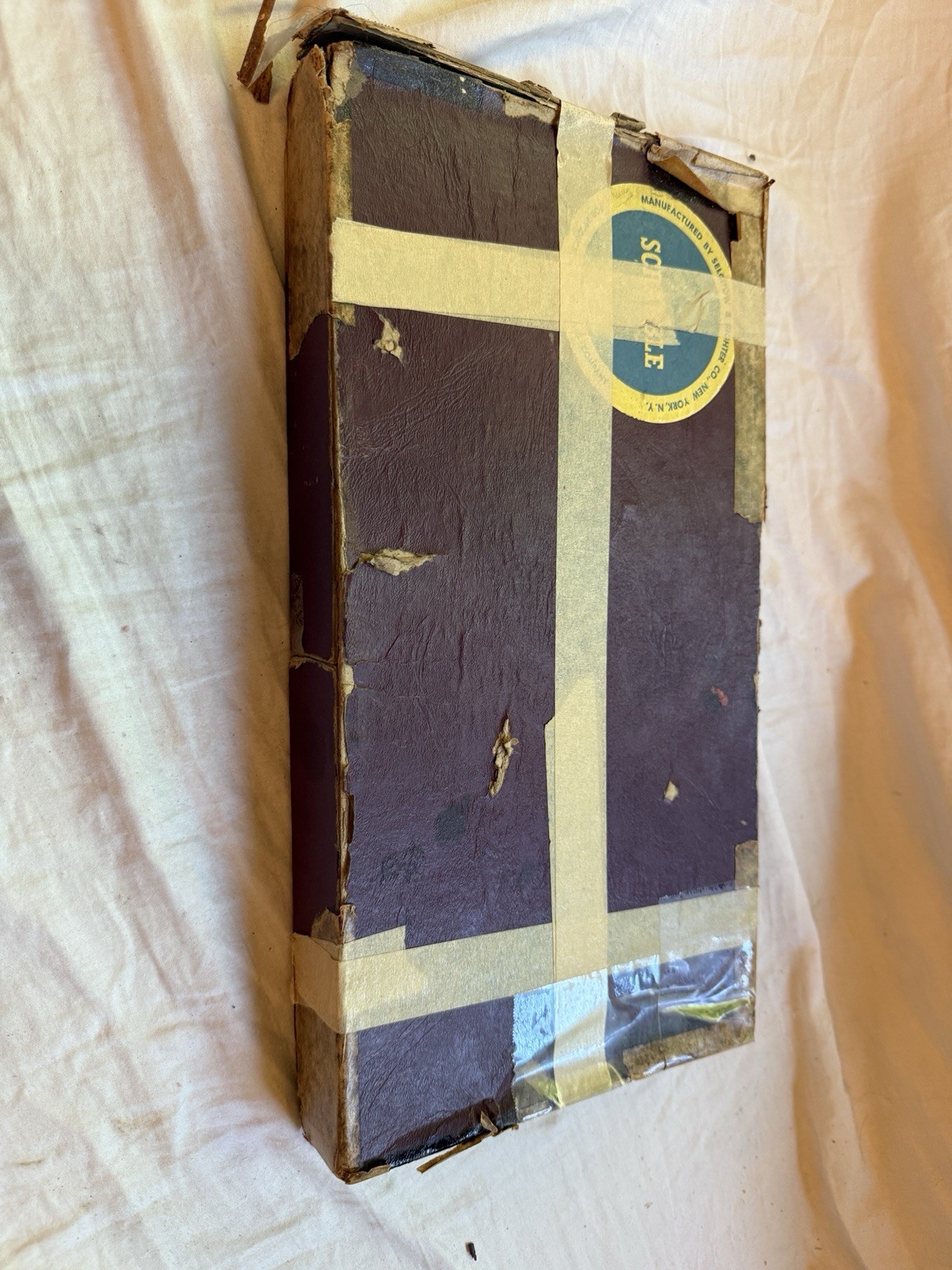 Vintage MCM Mid Century SCRABBLE Crossword Board Game SELCHOW & RIGHTER