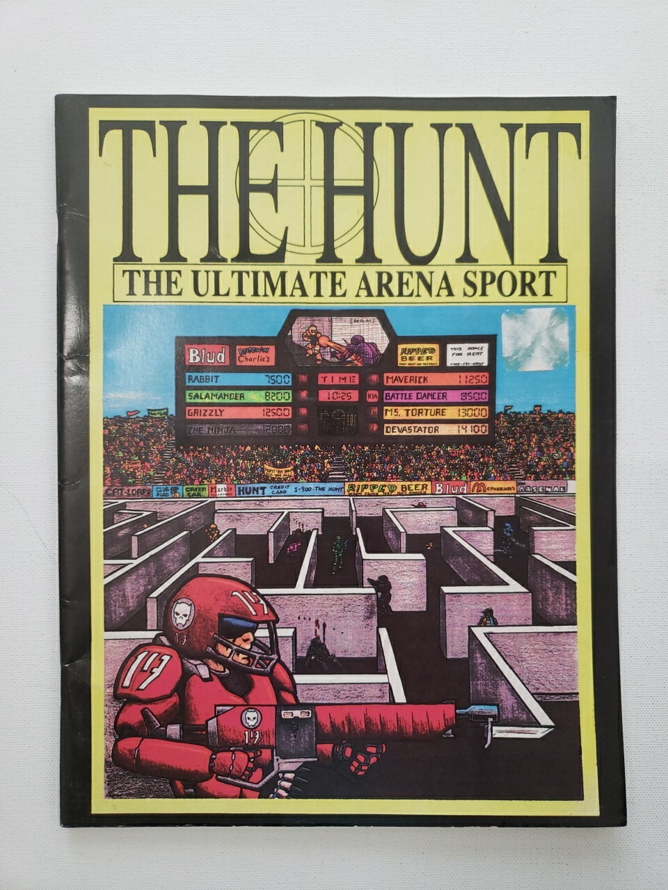 The Hunt The Ultimate Arena Sport / Maverick Games 1991 RARE **Price Reduced **
