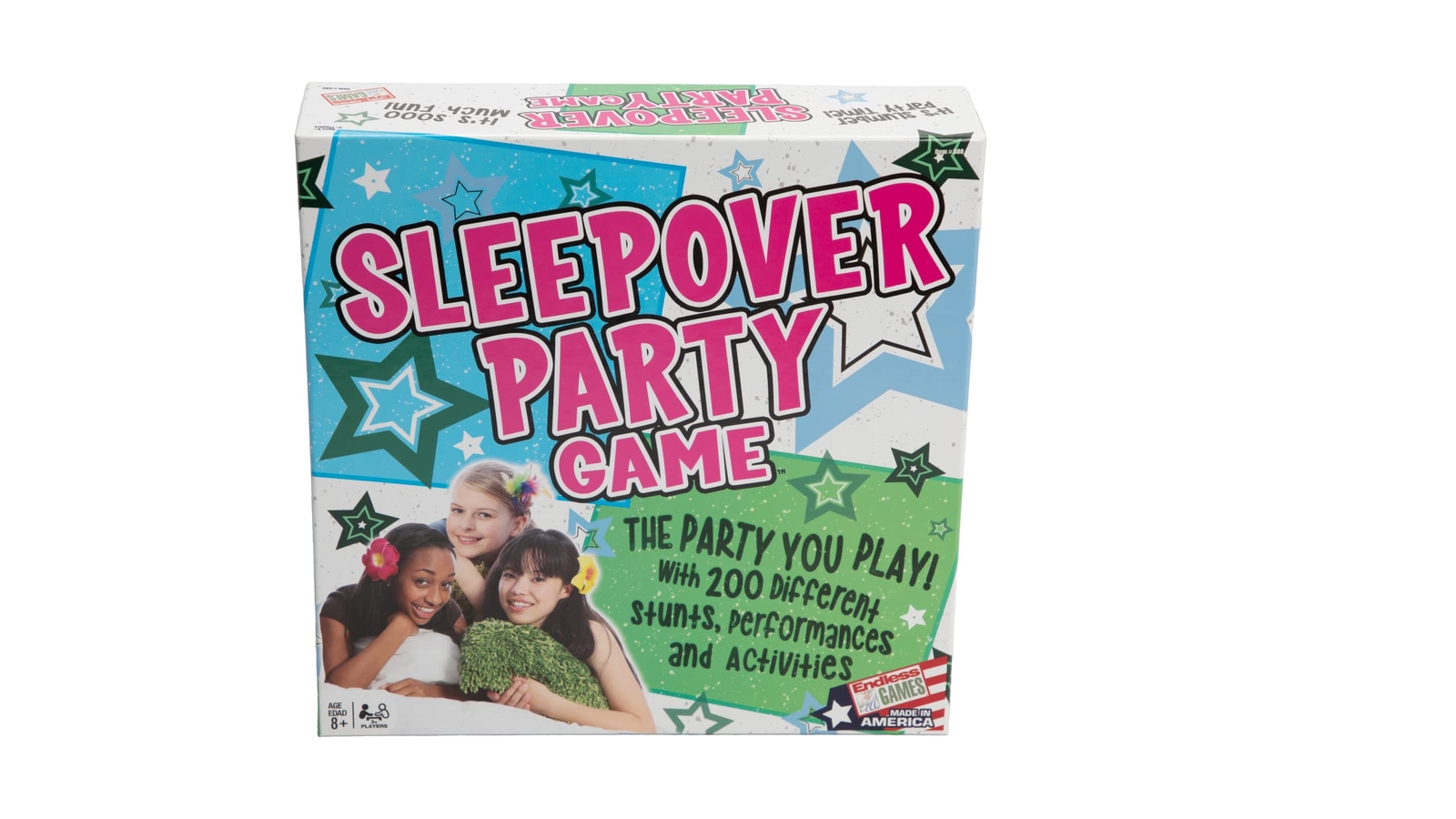 Sleepover Time Party Game with 200 Activities for Ages 8 and Up