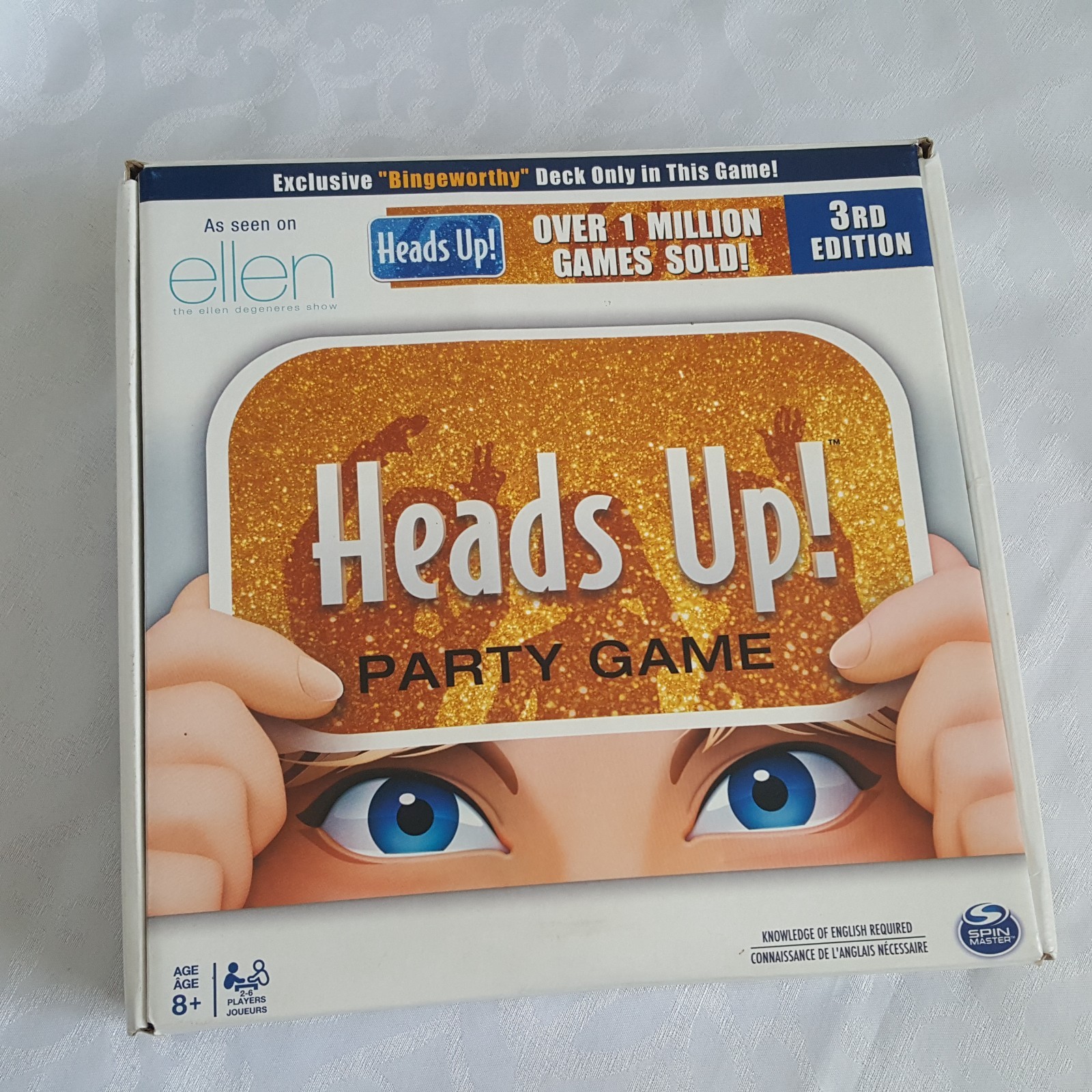 Heads Up Party Game 3rd Edition As Seen On Ellen Family Game Age 8+ Spin Master