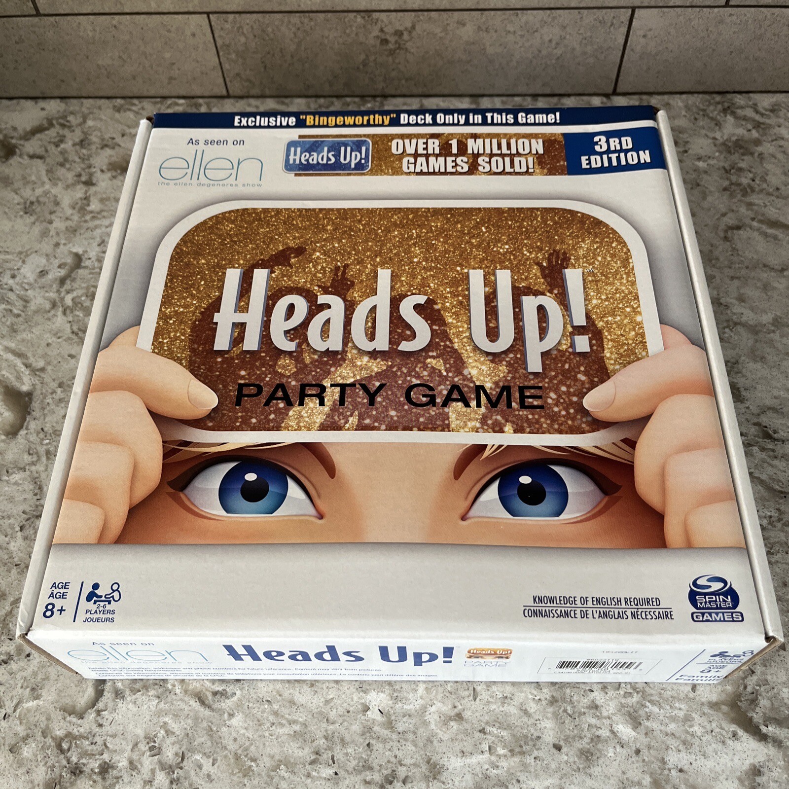 New Heads Up! Party Game 3rd Edition As Seen on the Ellen Degeneres show