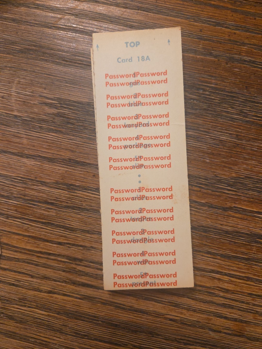 Vintage 1970 MB Milton Bradley Password 15th Edition no. 4260