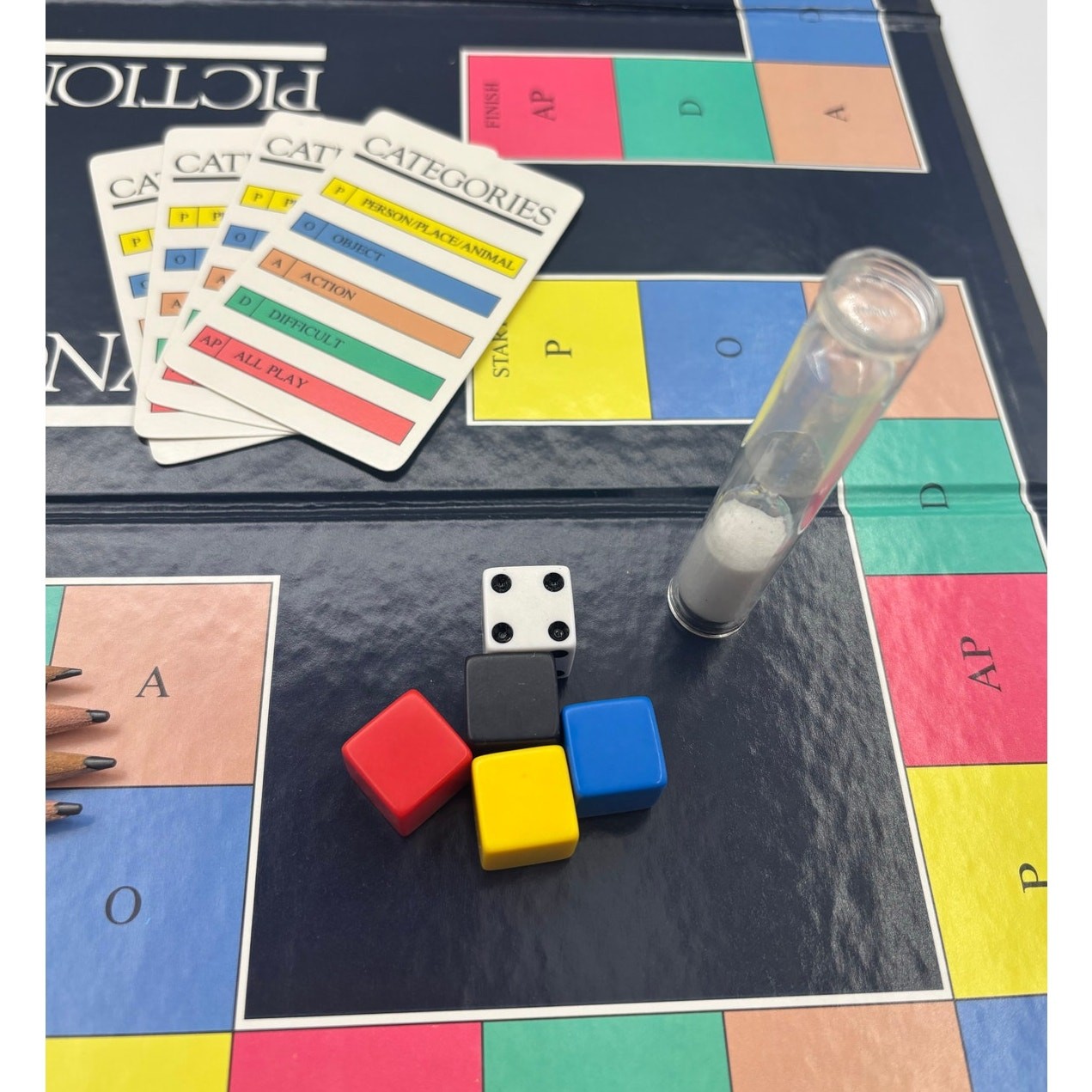 1985 Pictionary The Game of Quick Draw First Edition- No Instructions