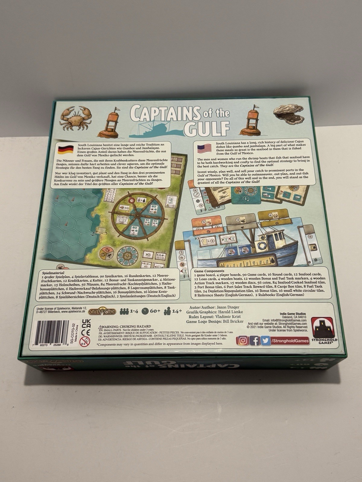 Captains of the Gulf Board Game Spielworxx Stronghold Games 2021 – Open Box