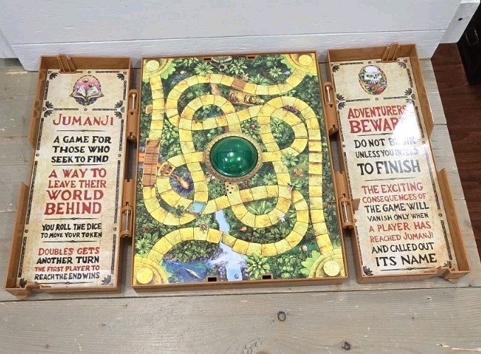 Jumanji Deluxe Electronic Board Game Adventure Game Spin Master – Tested Works*