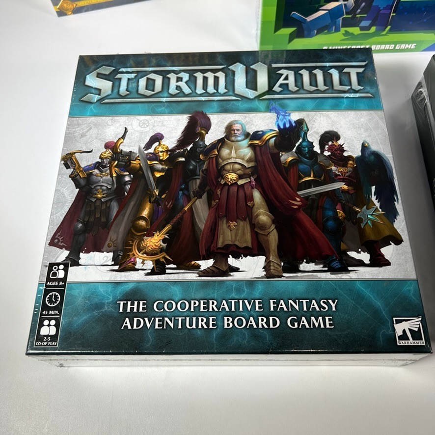 The Hobbit, Minecraft, Storm Vault, Scrabble, Ticket To Ride Board Game Lot (5x)