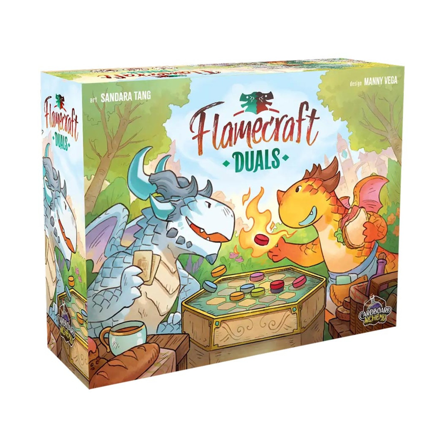 Cardboard Alchemy Board Game Flamecraft – Duals (Standard Ed) Box SW (New)