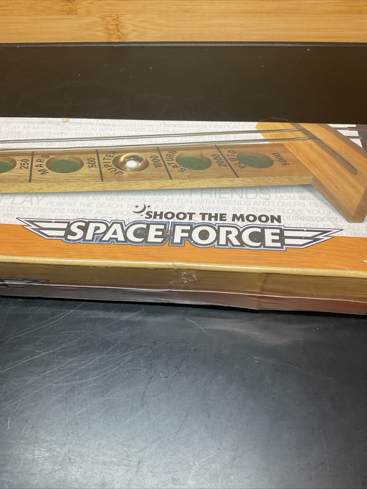 WE Games Shoot The Moon, Dark Wood – 497218 “Space Force Theme” Sealed 2007