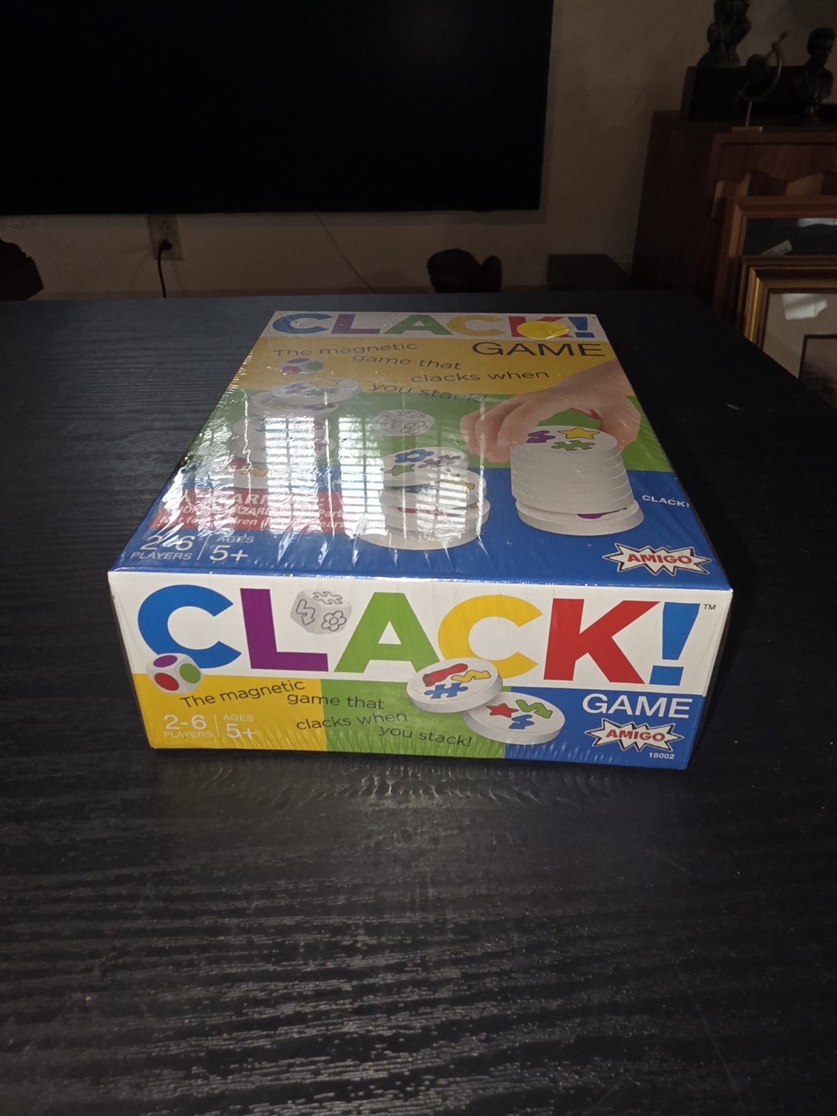 Clack! Magnet Game – Magnetic Stacking Game For Kids and Families Ages 5+ Amigo