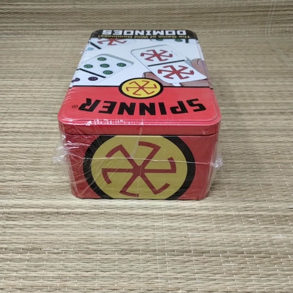 Spinner Colored Dot Dominoes Set with 66 Tiles Wild Gameplay All Ages Sealed New