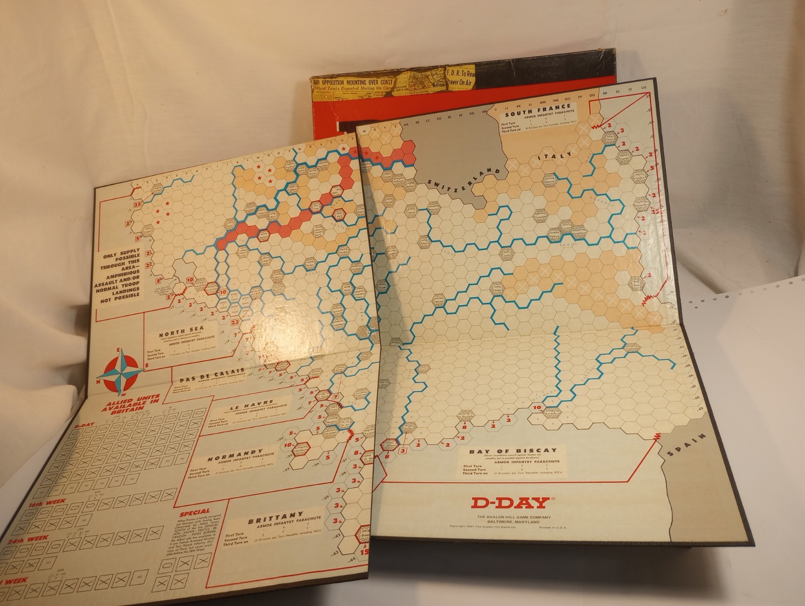 Avalon Hill WWII D-Day 3rd Ed