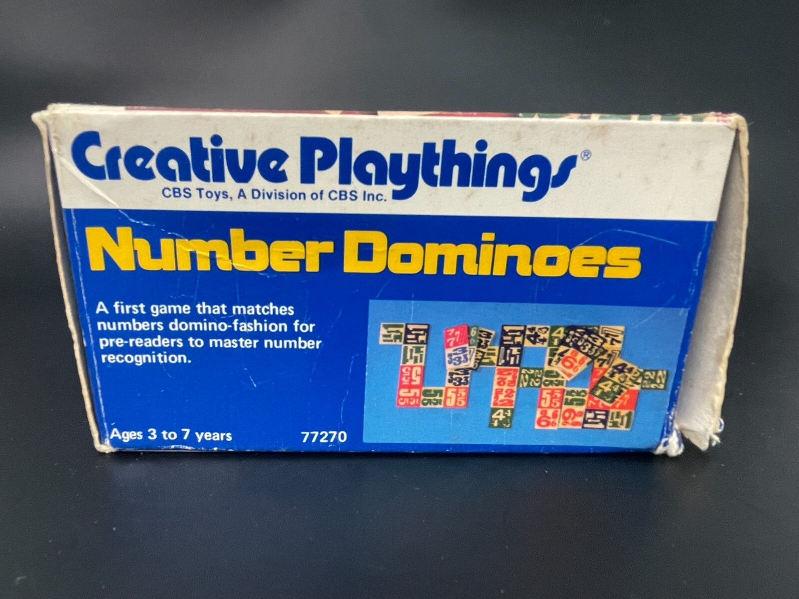 Creative Playthings Number Dominoes First Game One to Four Players USED