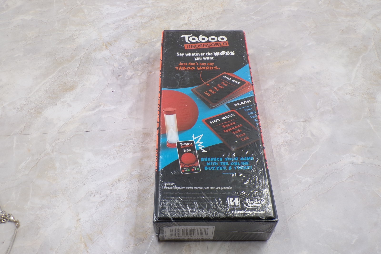 Game Taboo Unspeakable Hasbro Uncensored Fun Adult
