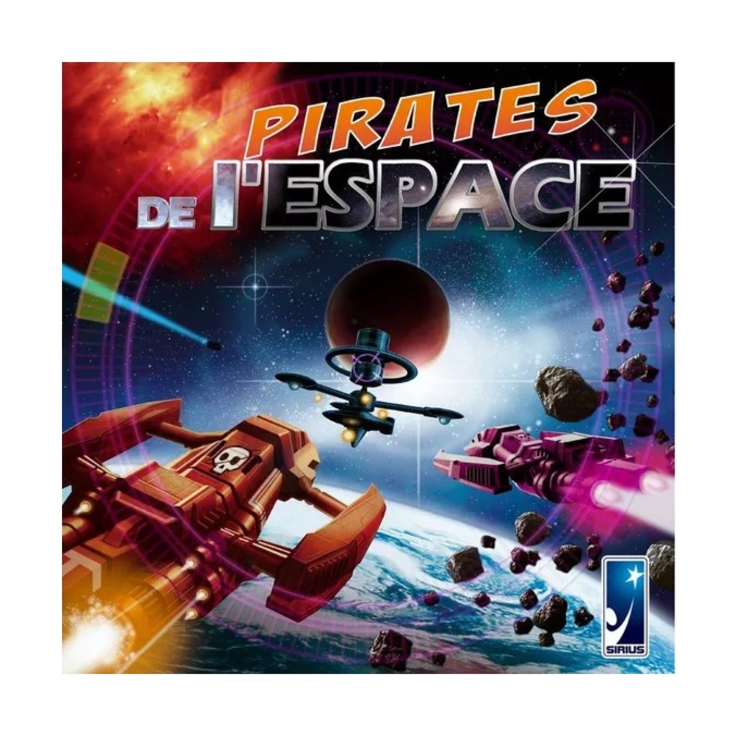 Sirius Produc Boardgame Pirates de l’Espace (Space Pirates, French Box VG+/NM