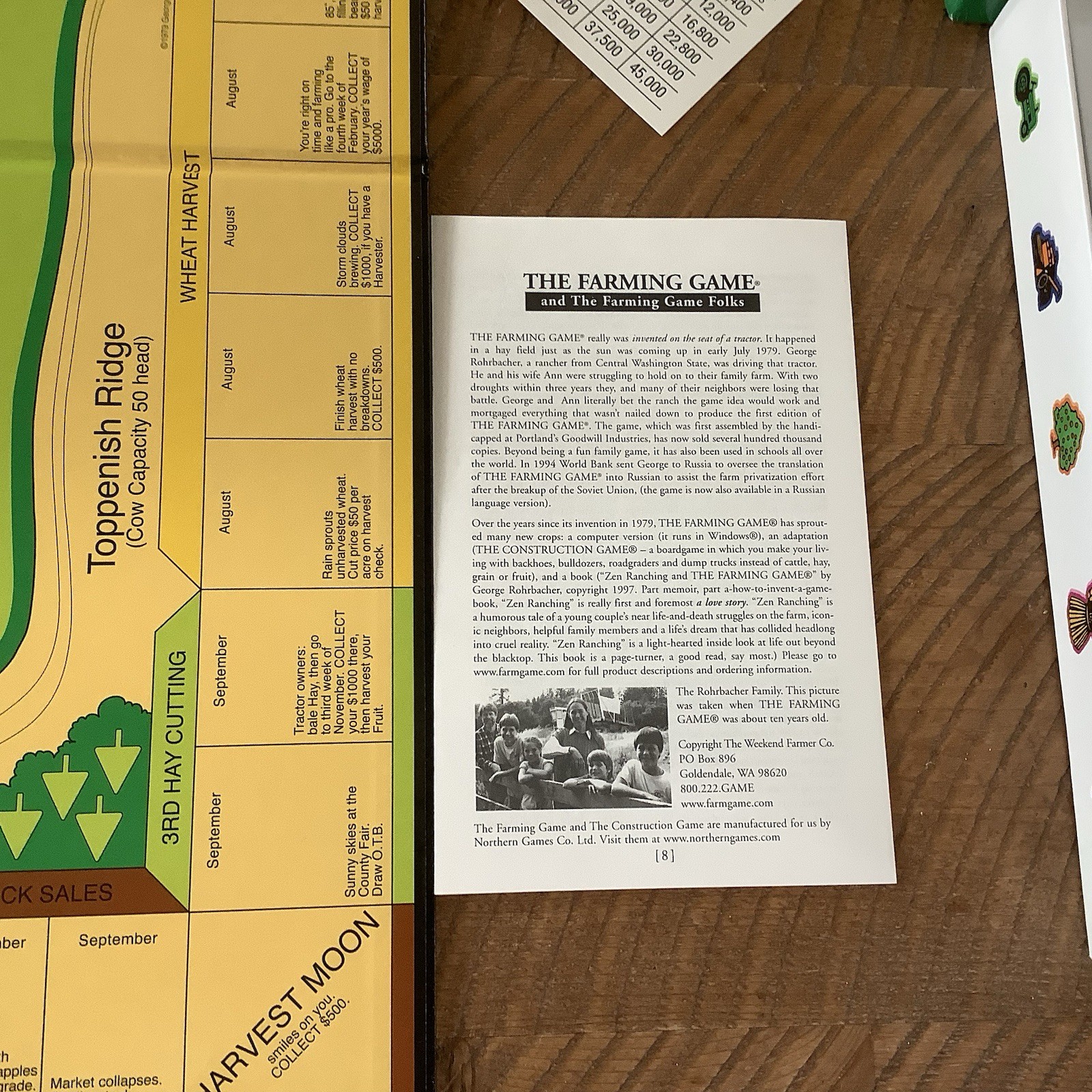 The Farming Game, Harvest the Fun! Complete Excellent Condition Unplayed