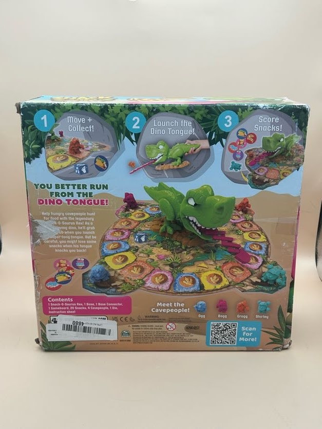 Snack-O-Saurus Rex, Interactive Dinosaur Toy For Kids, Board Games For Family