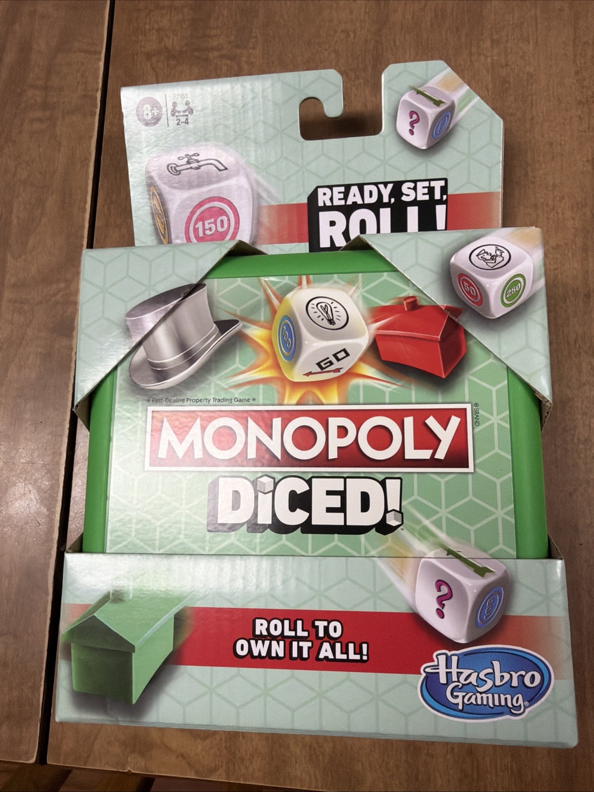 Monopoly Diced Game Hasbro Gaming 100% Complete Brand New in Box Board Classic