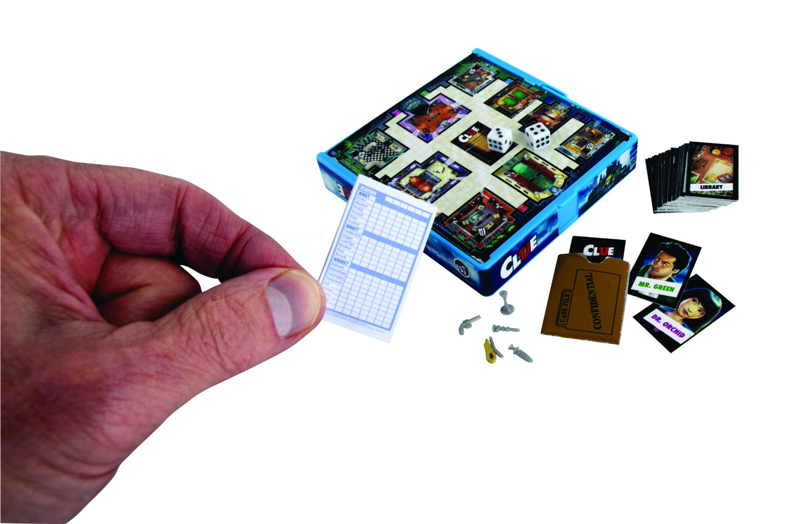 World’s Smallest CLUE Mystery Detective Board Game Toy Miniature