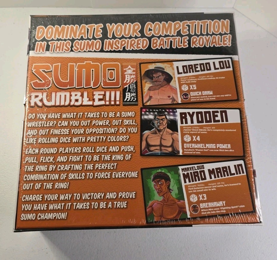 Nuttheads Brands Sumo Rumble!!! Fun and Exciting Party Game for 2 to 6 Players
