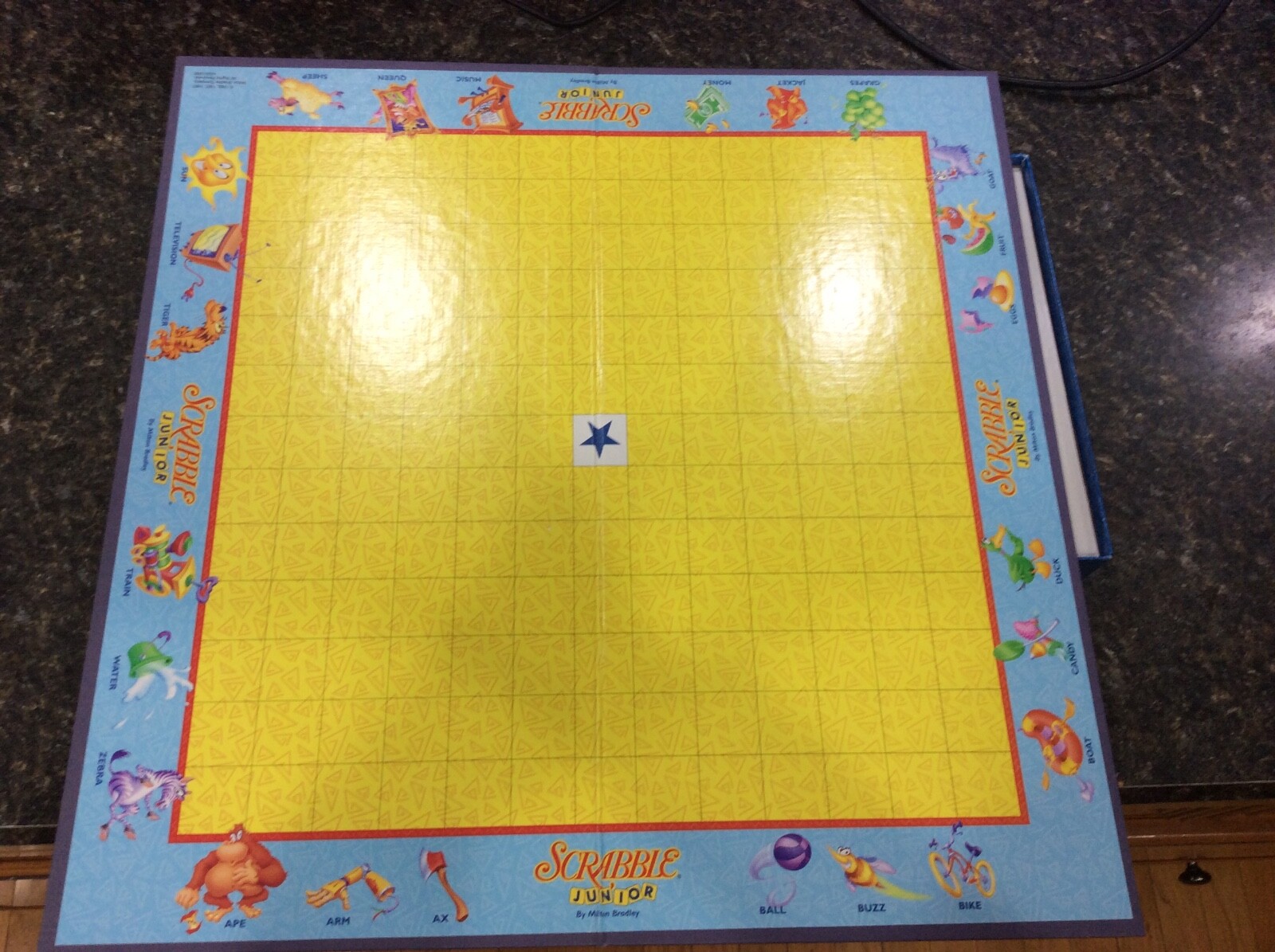 Scrabble Junior By Milton Bradley For Ages 5 and Up Complete Game