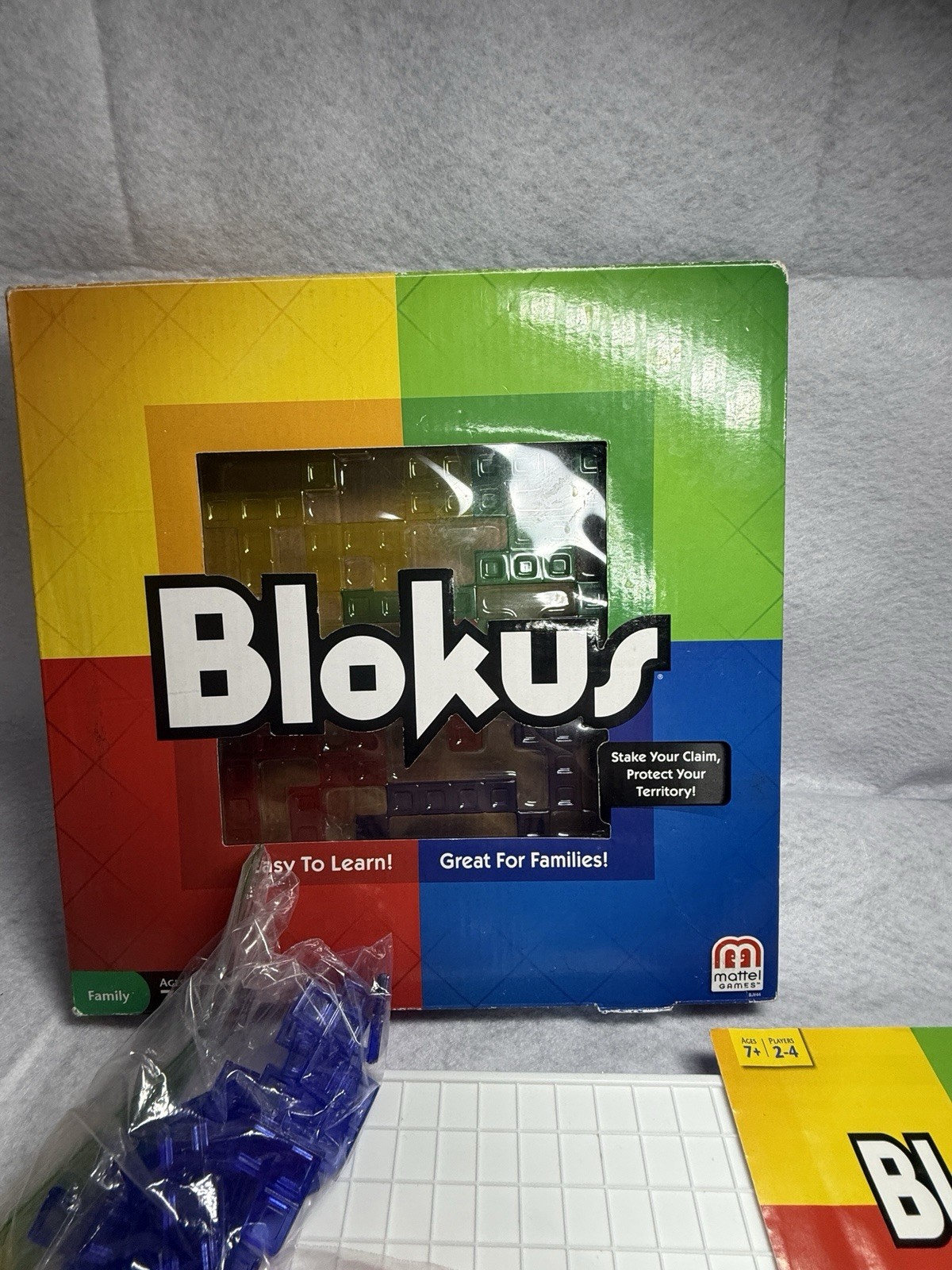 Mattel Blokus Educational Strategy Board Game Family Age 7+ 2-4 Players COMPLETE