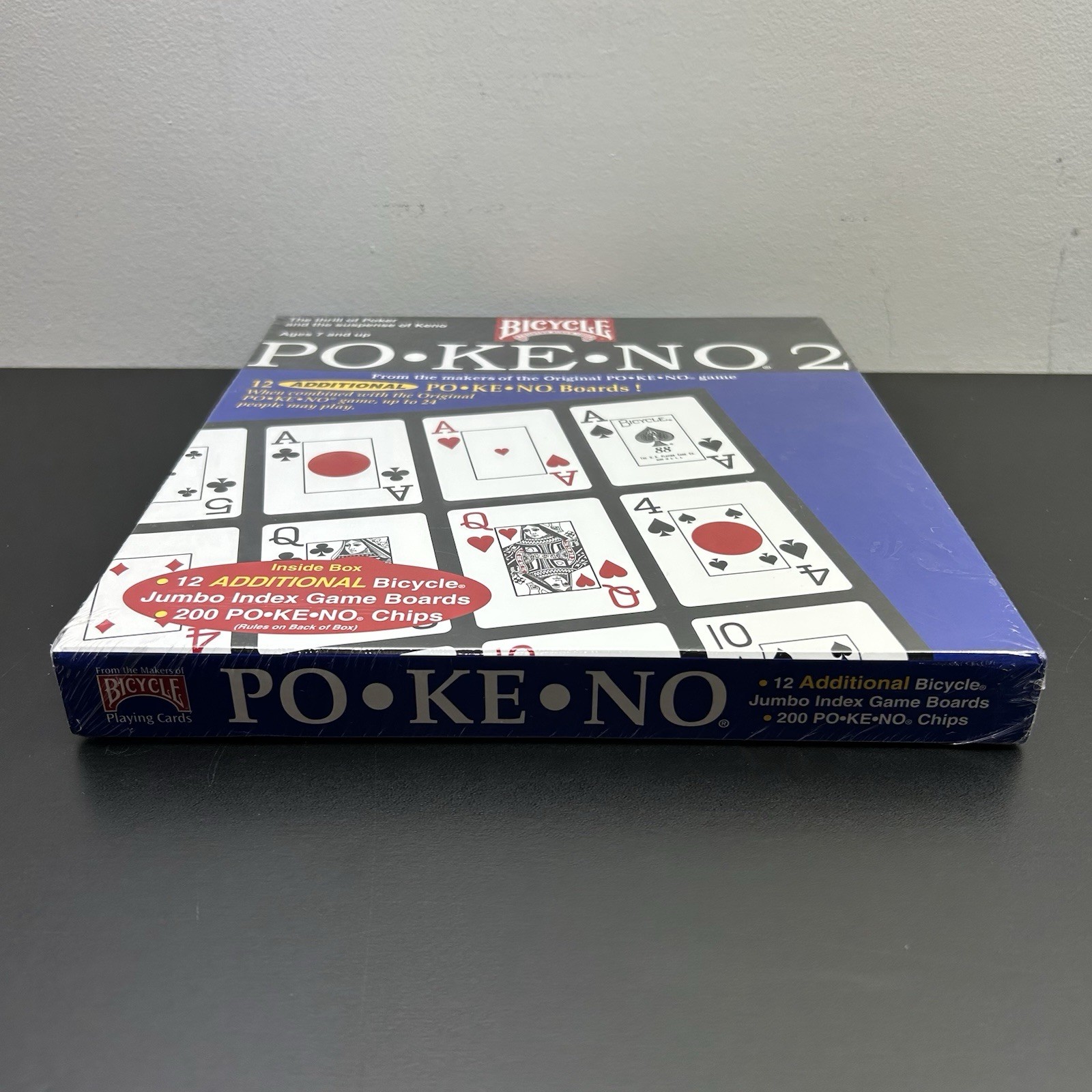 Bicycle PO-KE-NO 2 Poker Keno Game 12 Additional Boards 200 Chips New & Sealed