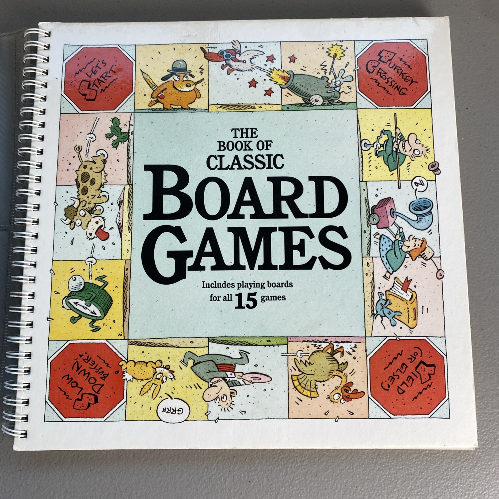 THE Book of Classic Board Games 1991 Vintage KLUTZ PRESS No Game Pieces