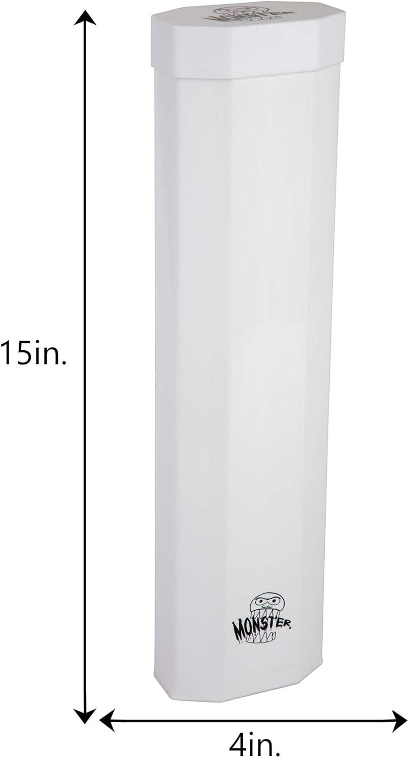 Dual Playmat Tube – Monster Protectors Prism-Shaped Play Case Holds Two Playmats