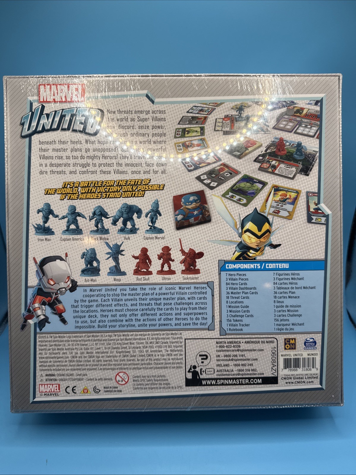 Marvel United Board Game Factory Sealed New Spin Master Games CMON Strategy