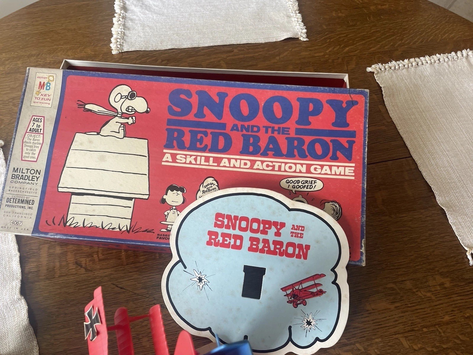 Snoopy and the red Baron a skill and action game