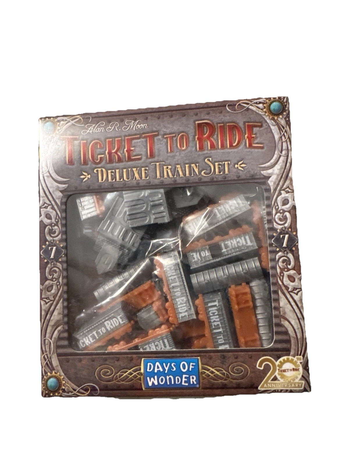 New Ticket to Ride 20th Anniversary Deluxe Train Set silver single set promo