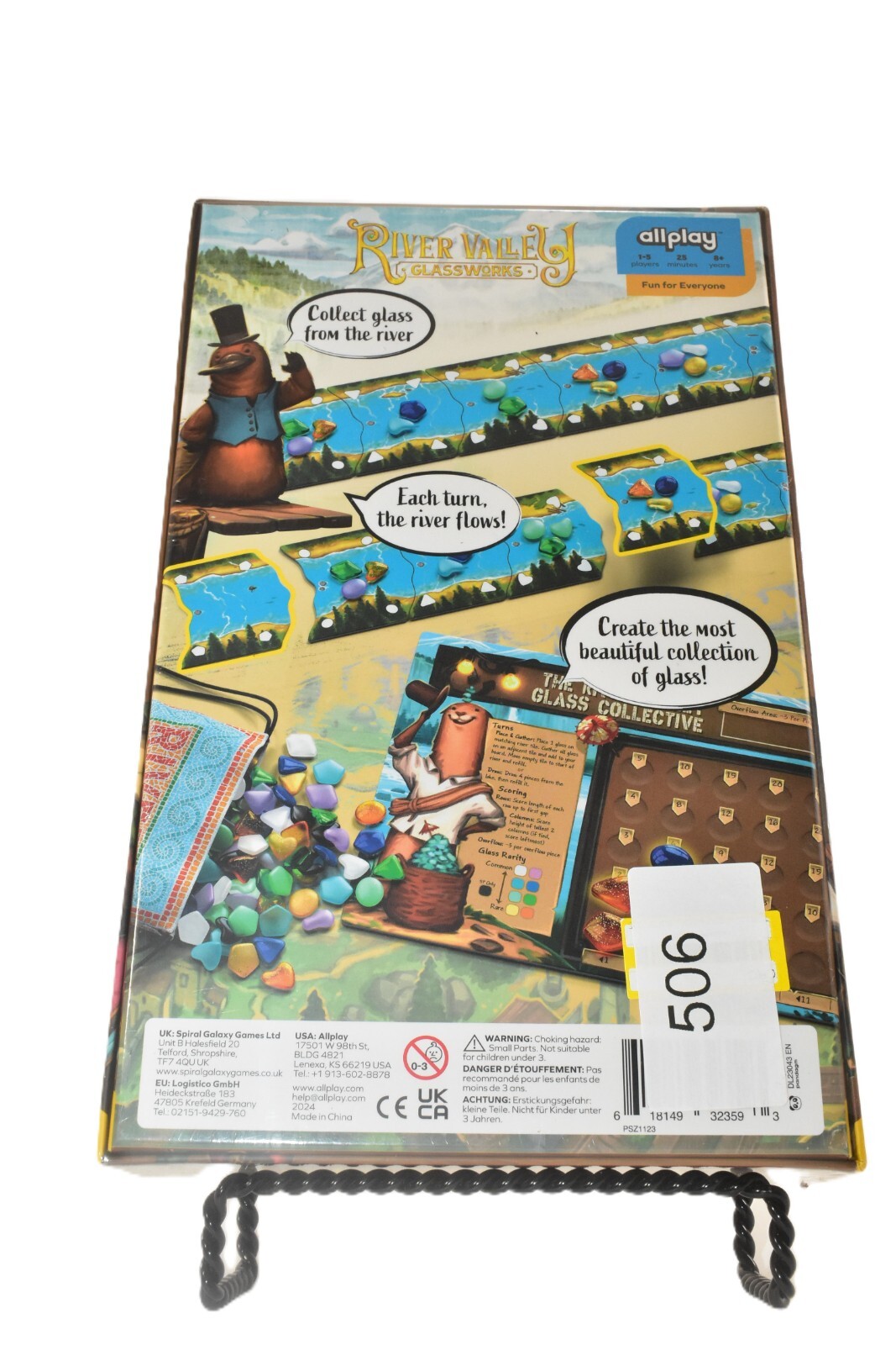RIVER VALLEY GLASSWORKS FAMILY STRATEGY BOARD GAME AGES 8+ BY ALLPLAY