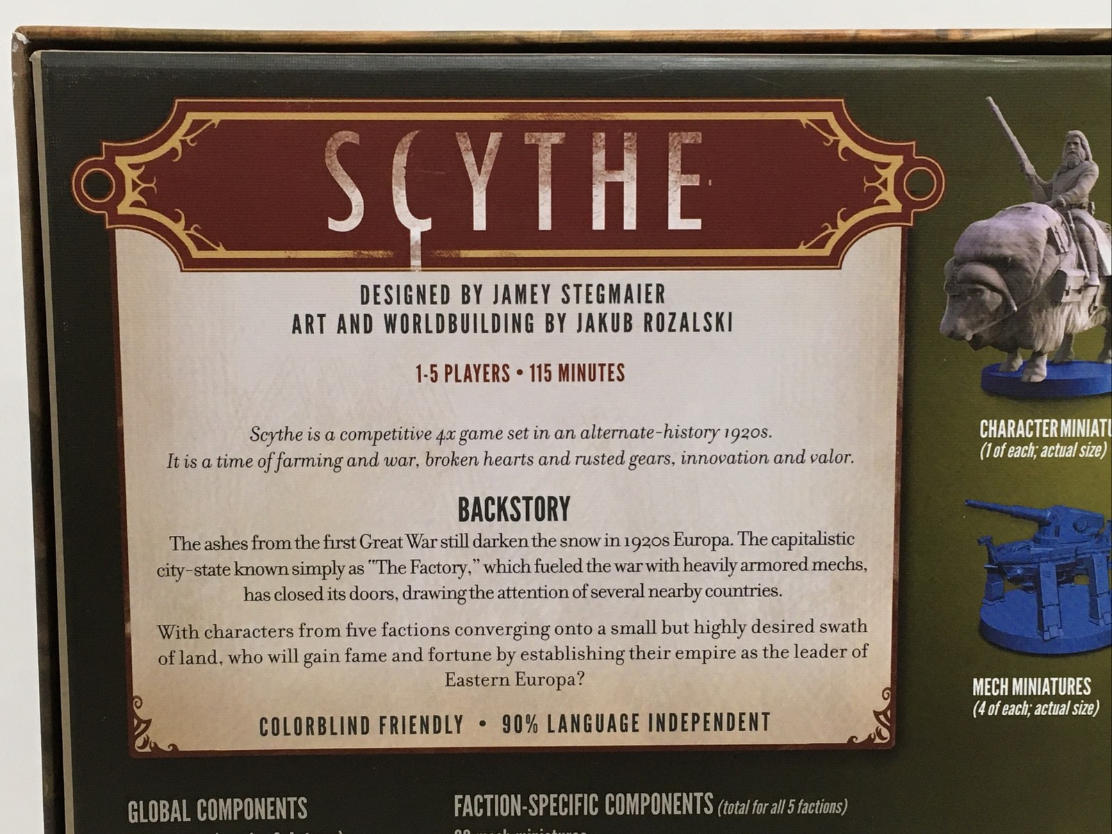 SCYTHE Board Game ( Open Box ) Never Played New Other StoneMaier Games