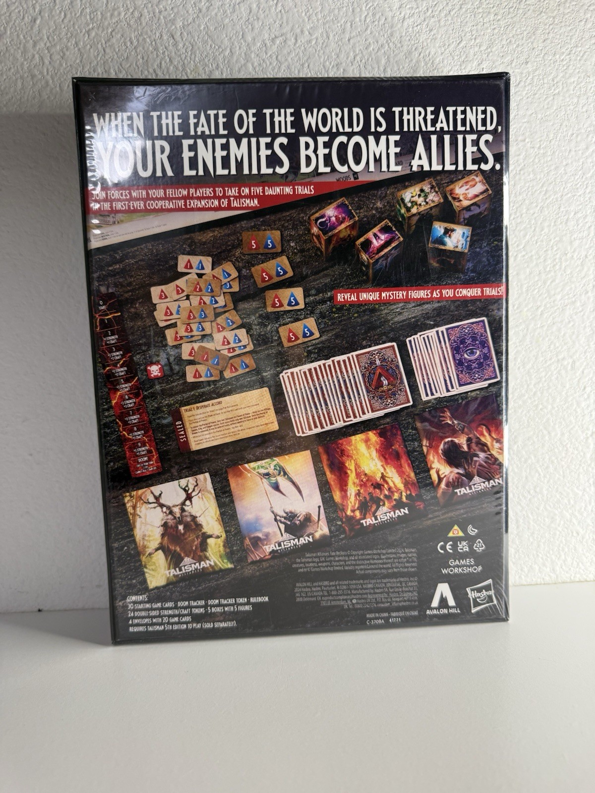 Hasbro Gaming Talisman Alliances: Fate Beckons Board Game Expansion Strategy NEW