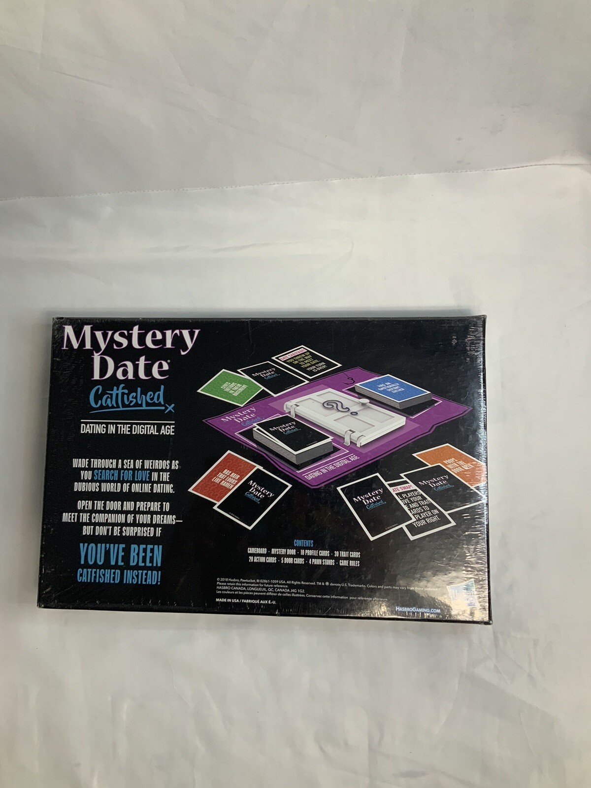 Mystery Date Catfished Game Dating in the Digital Age Adult Hasbro Gaming New