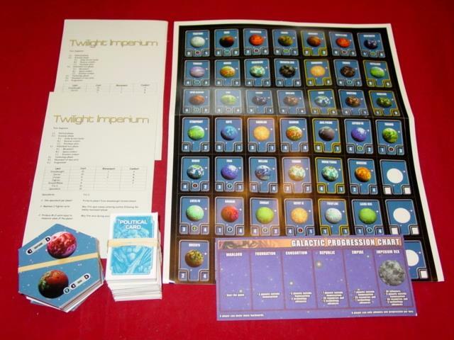 Fantasy Flight Games : TWILIGHT IMPERIUM 2nd Edition w/ HOPE’S END (UNP) NM